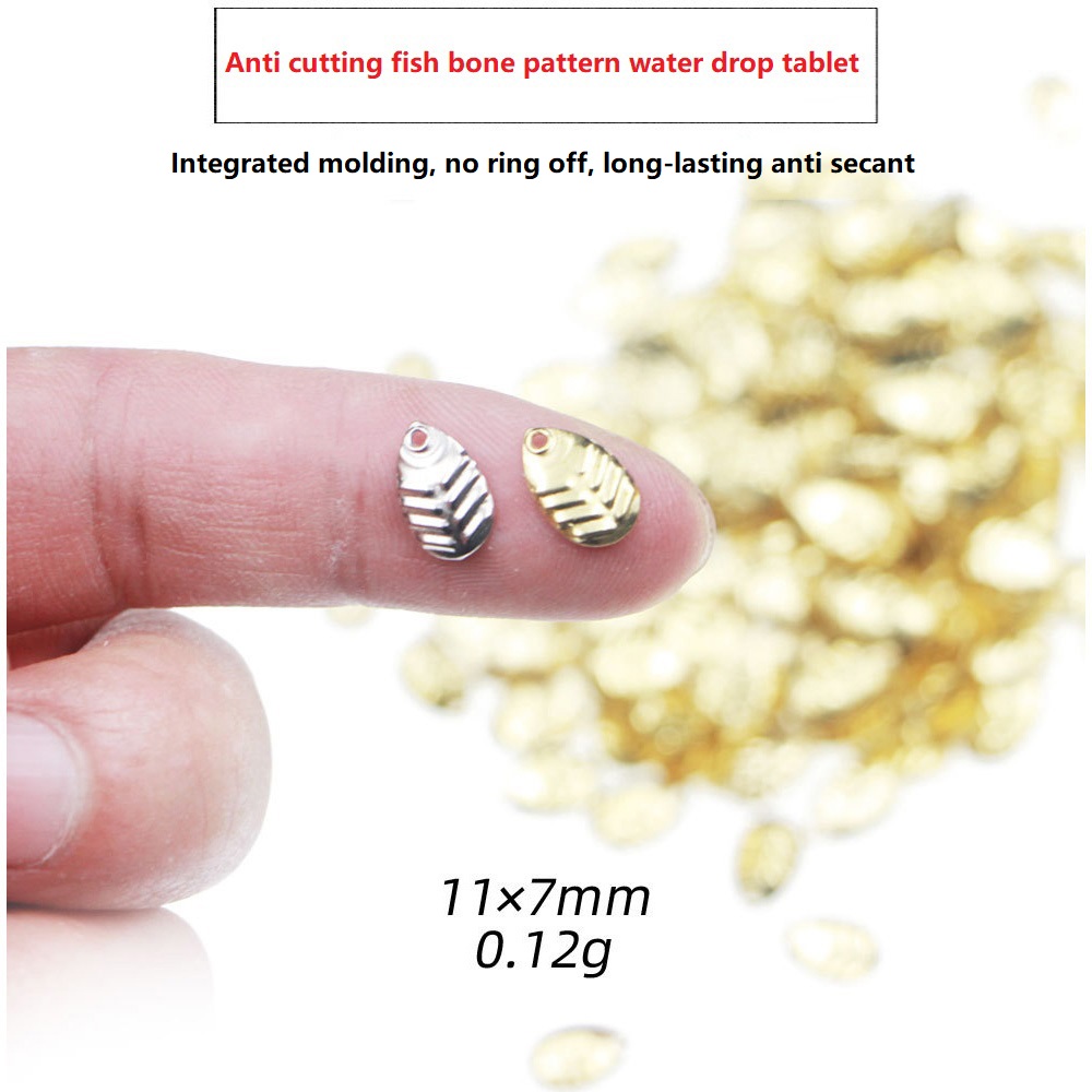 Fishing Lure Spinner - 50 pièces/lot bricolage pêche Spinner paillettes