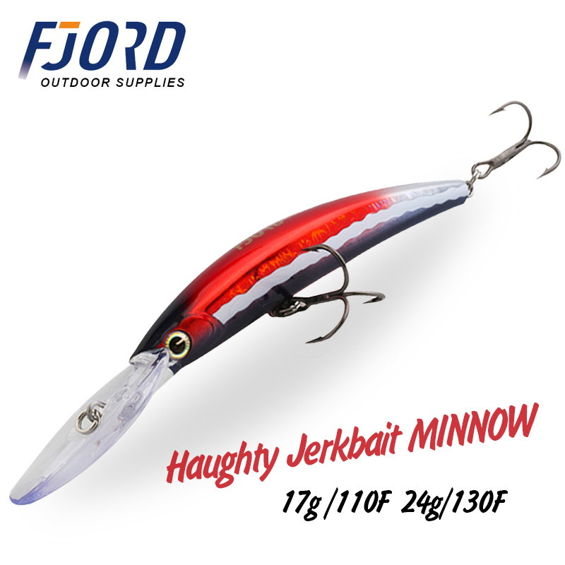 Fishing Lure Jerkbait - FJORD-Leurre flottant jerkbait à longue portée,