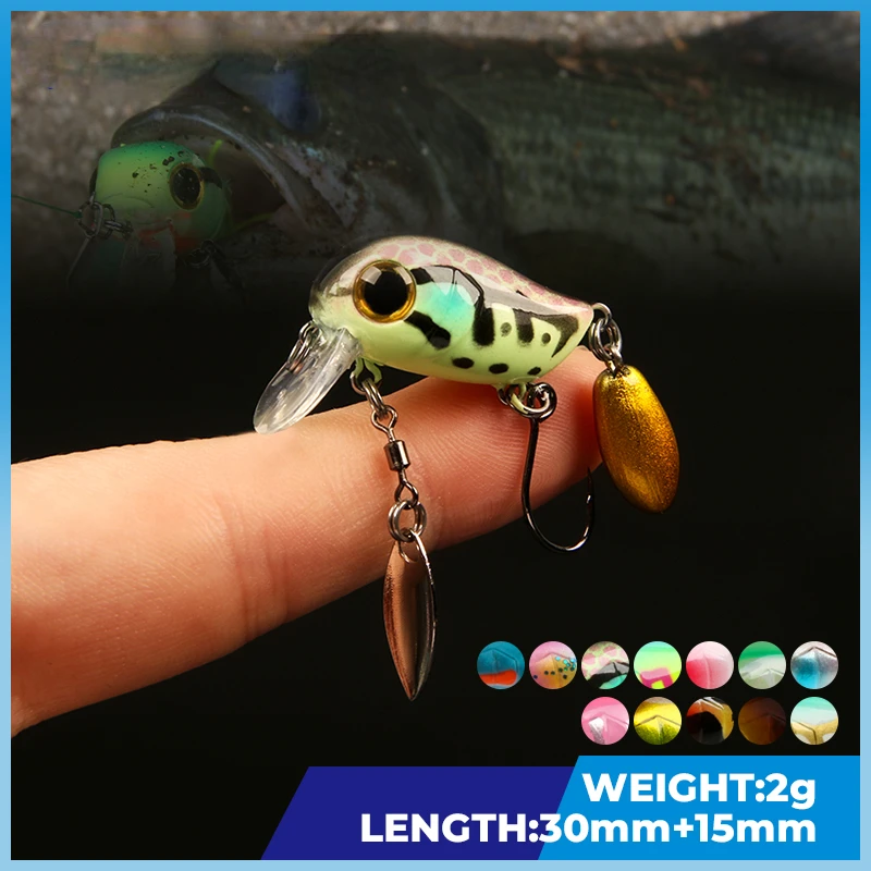Fishing Lure Crankbait - Micro appâts flottants pour la pêche