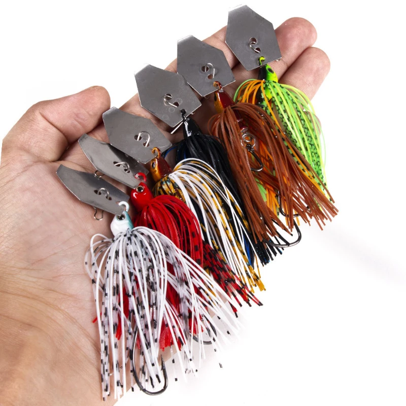 Fishing Lure Crankbait - 6 pièces/ensemble Chatterbait Kit de leurres