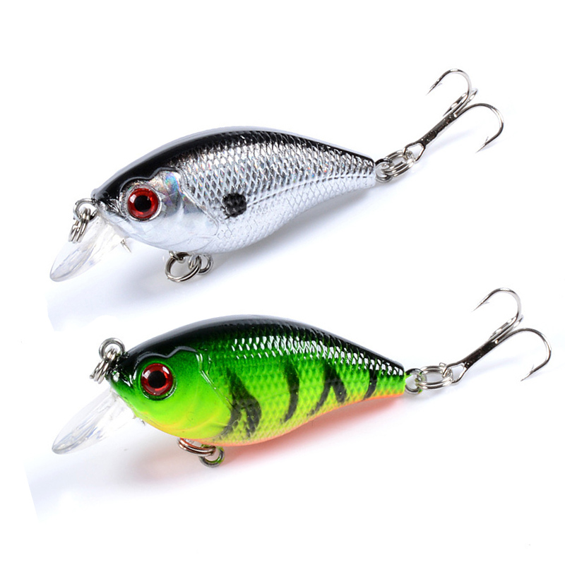 Fishing Lure Crankbait - 1 pièces Wobblers qualité manivelle Simulation