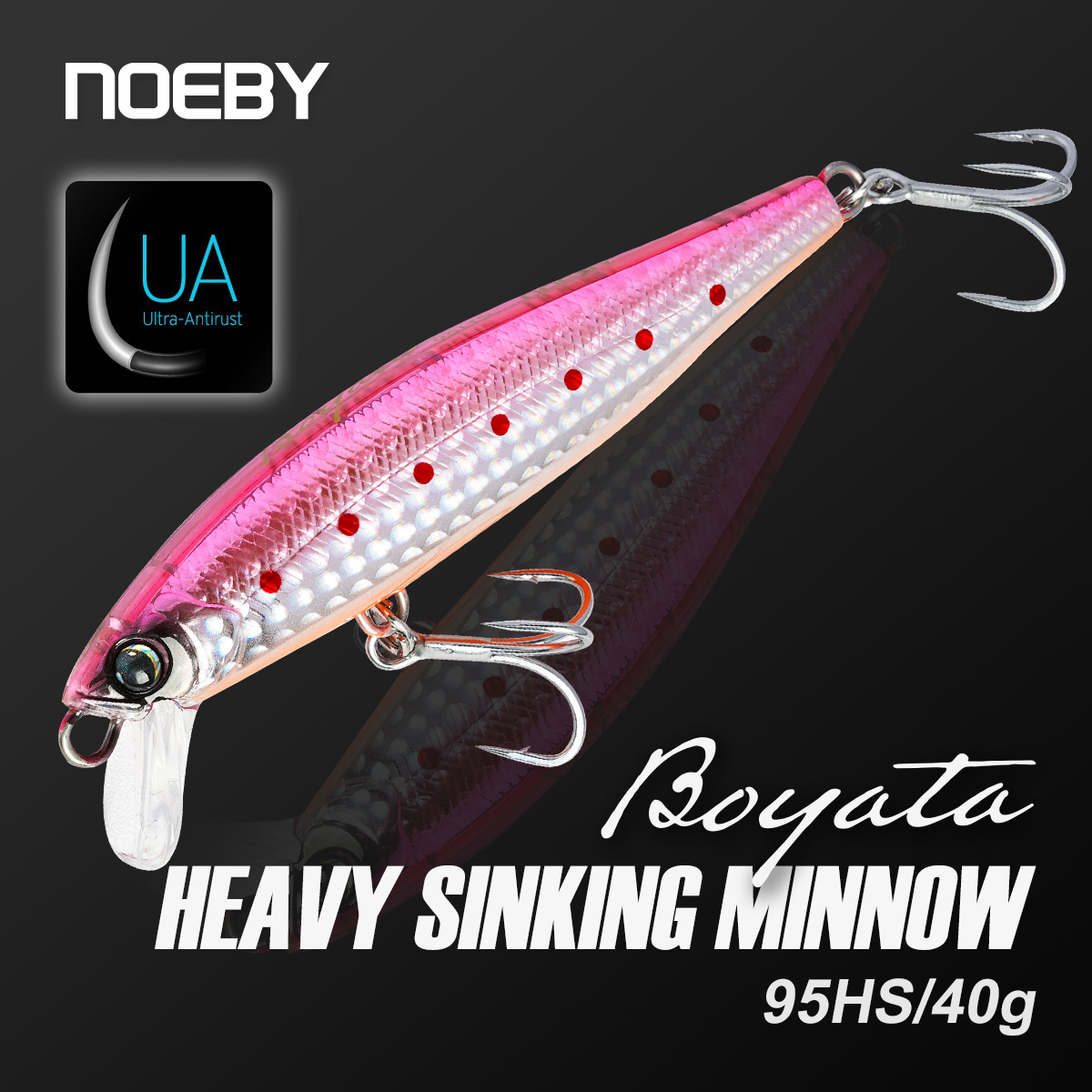 Fishing Lure Buzzbait - NOEBY Leurre de pêche Minnow coulant