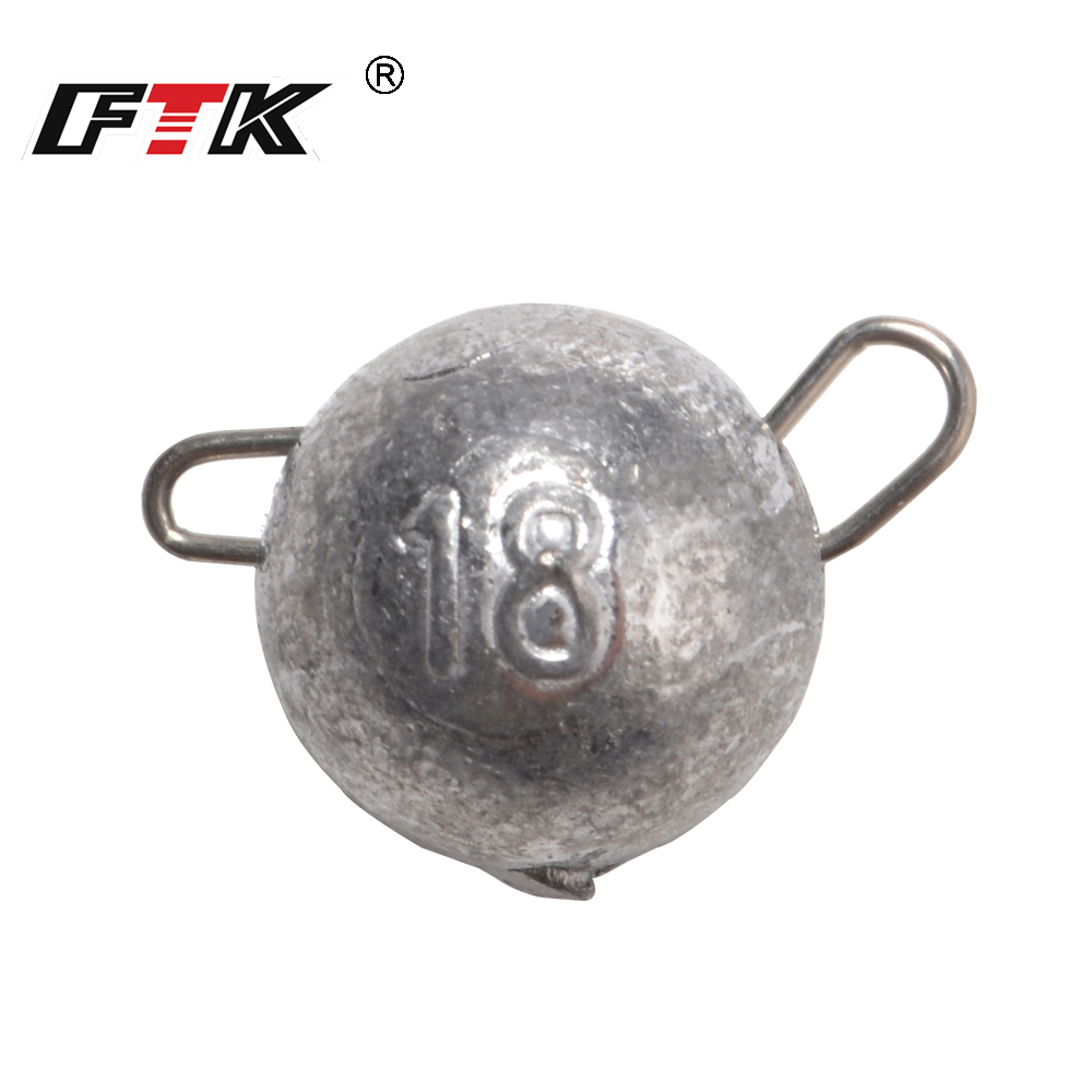 Fishing Lure Jig - FTK 5 pièces tête de gabarit
