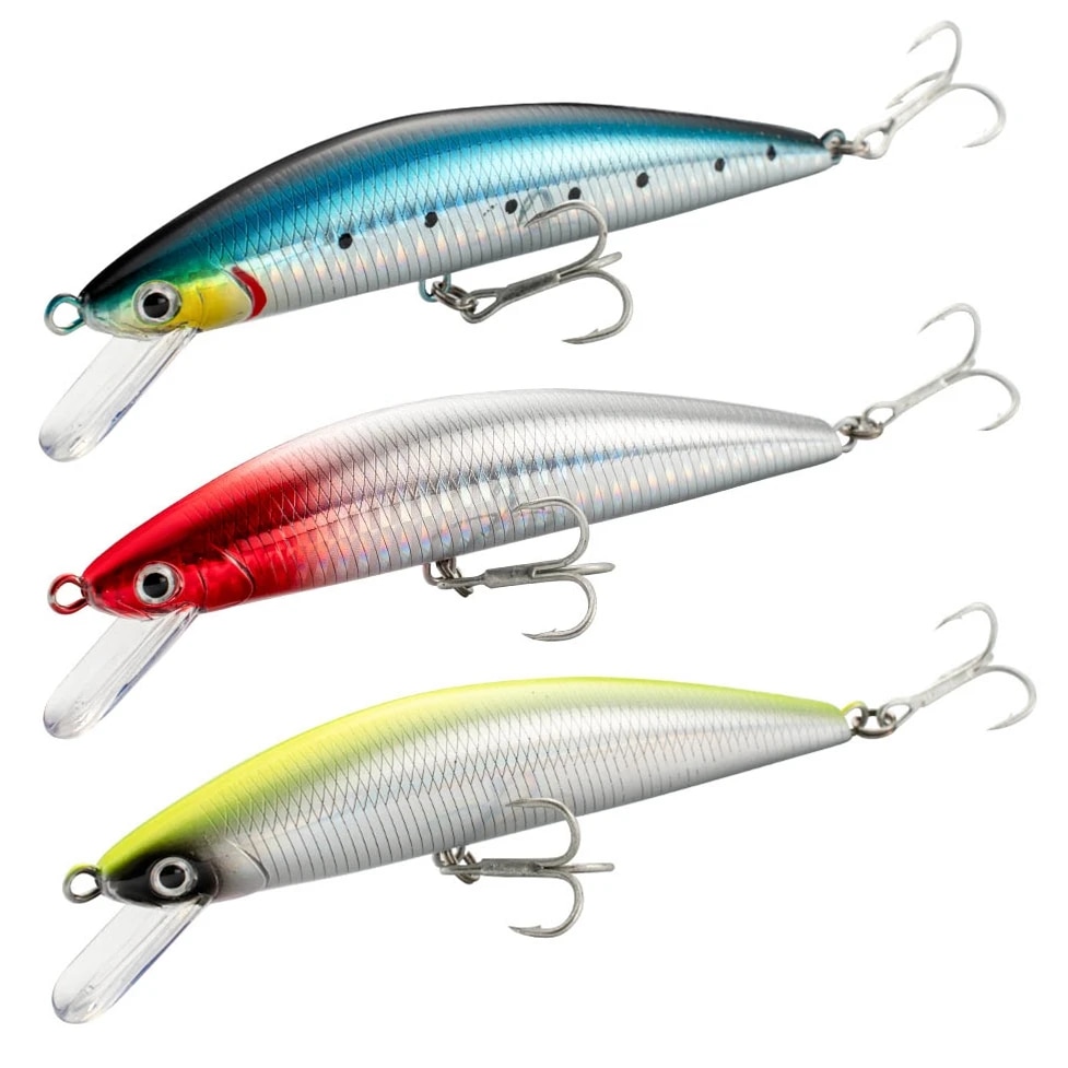 Fishing Lure Crankbait - Leurre méné rigide coulant avec triple