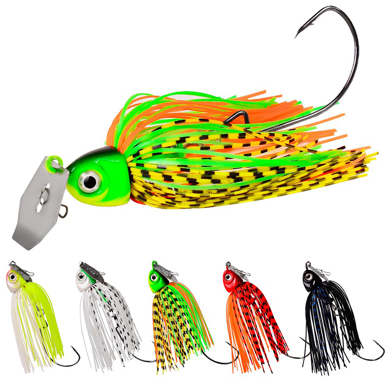Fishing Lure Buzzbait - Leurre de pêche anti-herbe 12G/15G/20G, Chatter