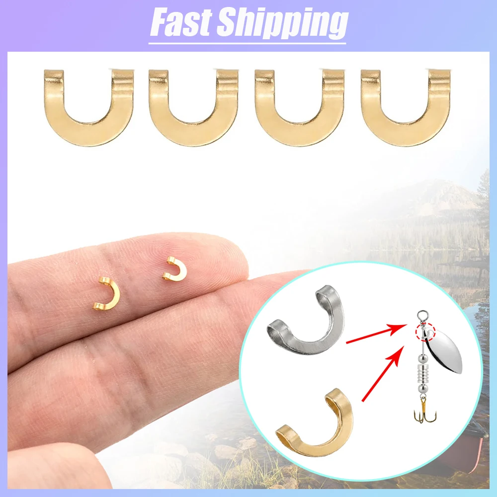 Fishing Lure Spinner - Clips d'appâts en acier inoxydable en