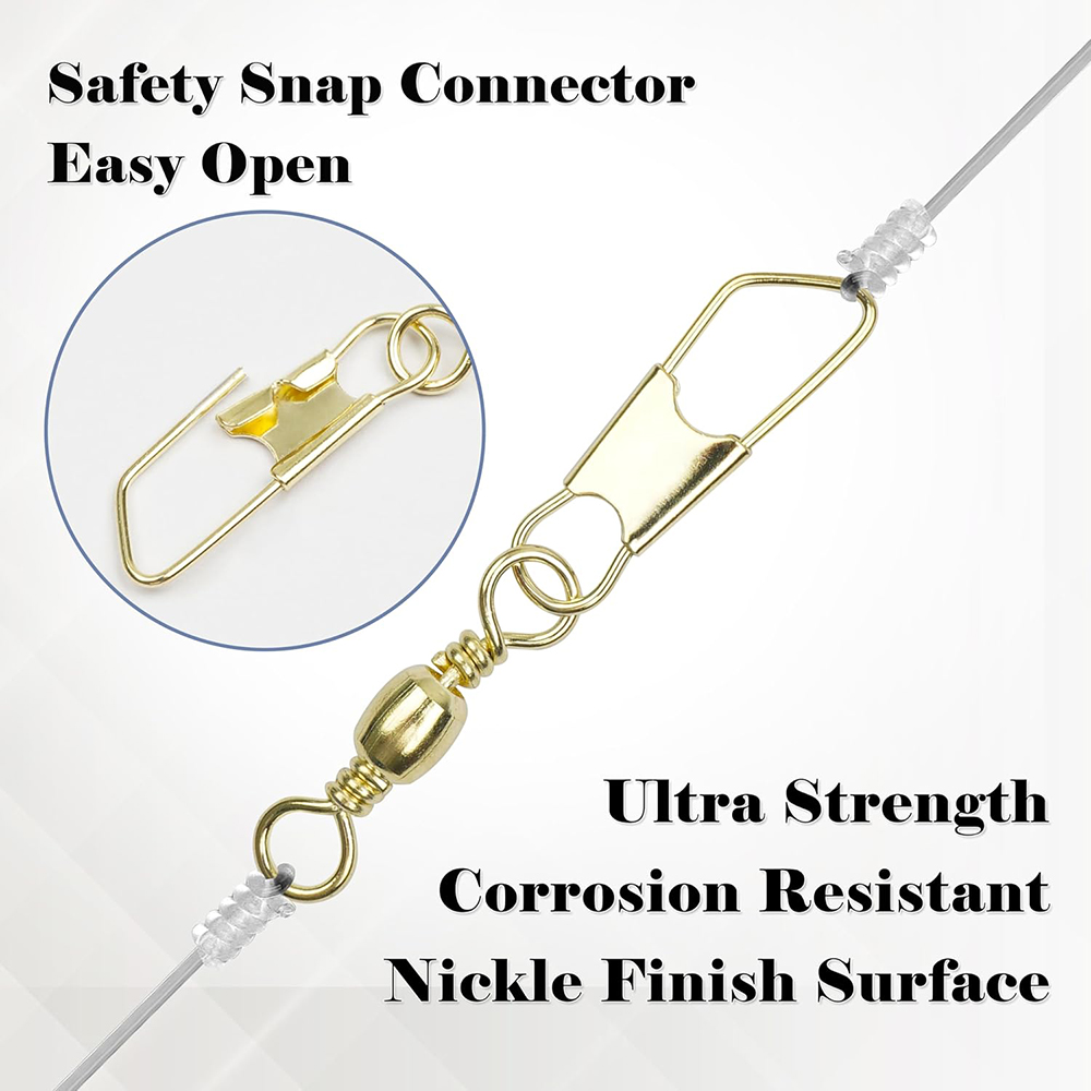 Baril de pêche pivotant en or  - Fishing Lure Accessories avis et prix