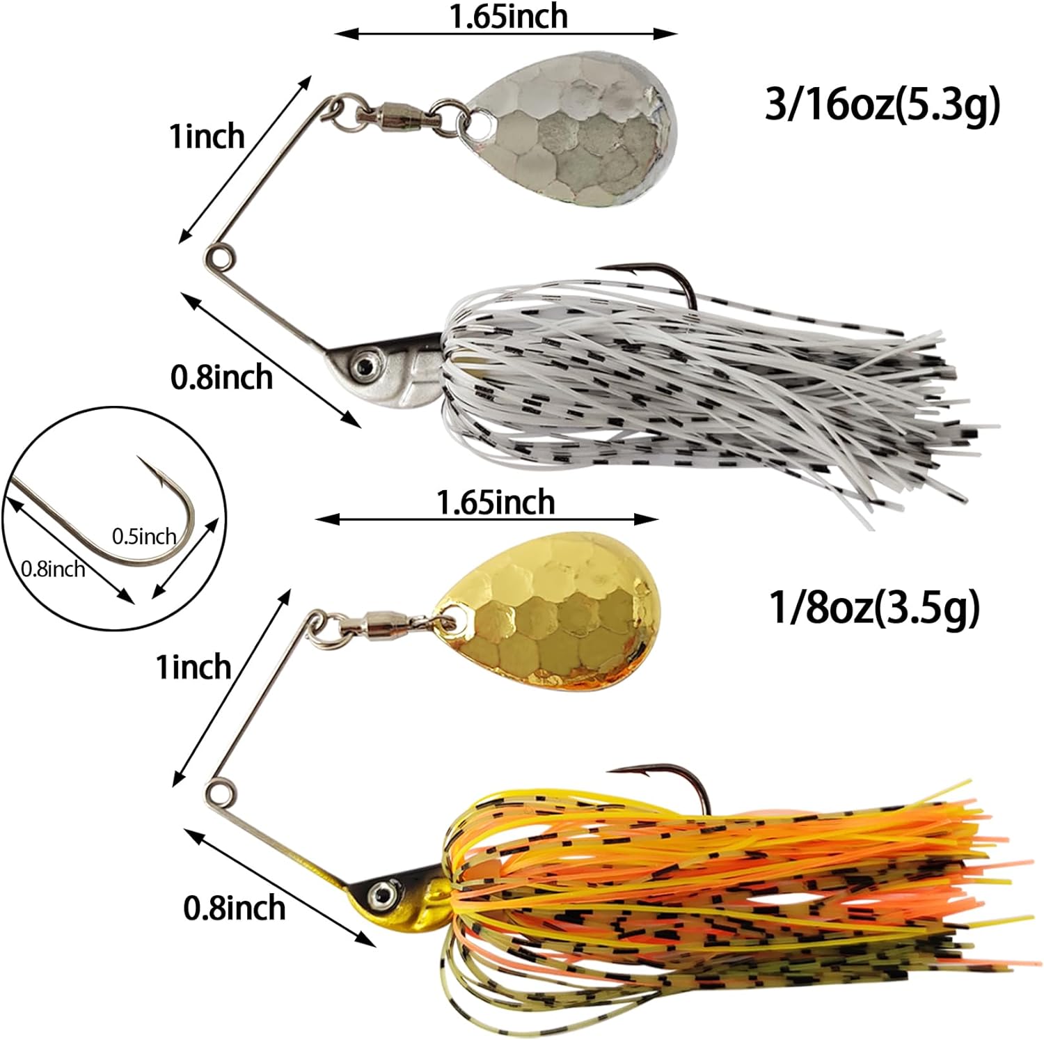 Eupheng Spinner appât cuillère - Fishing Lure Swimbait avis et prix