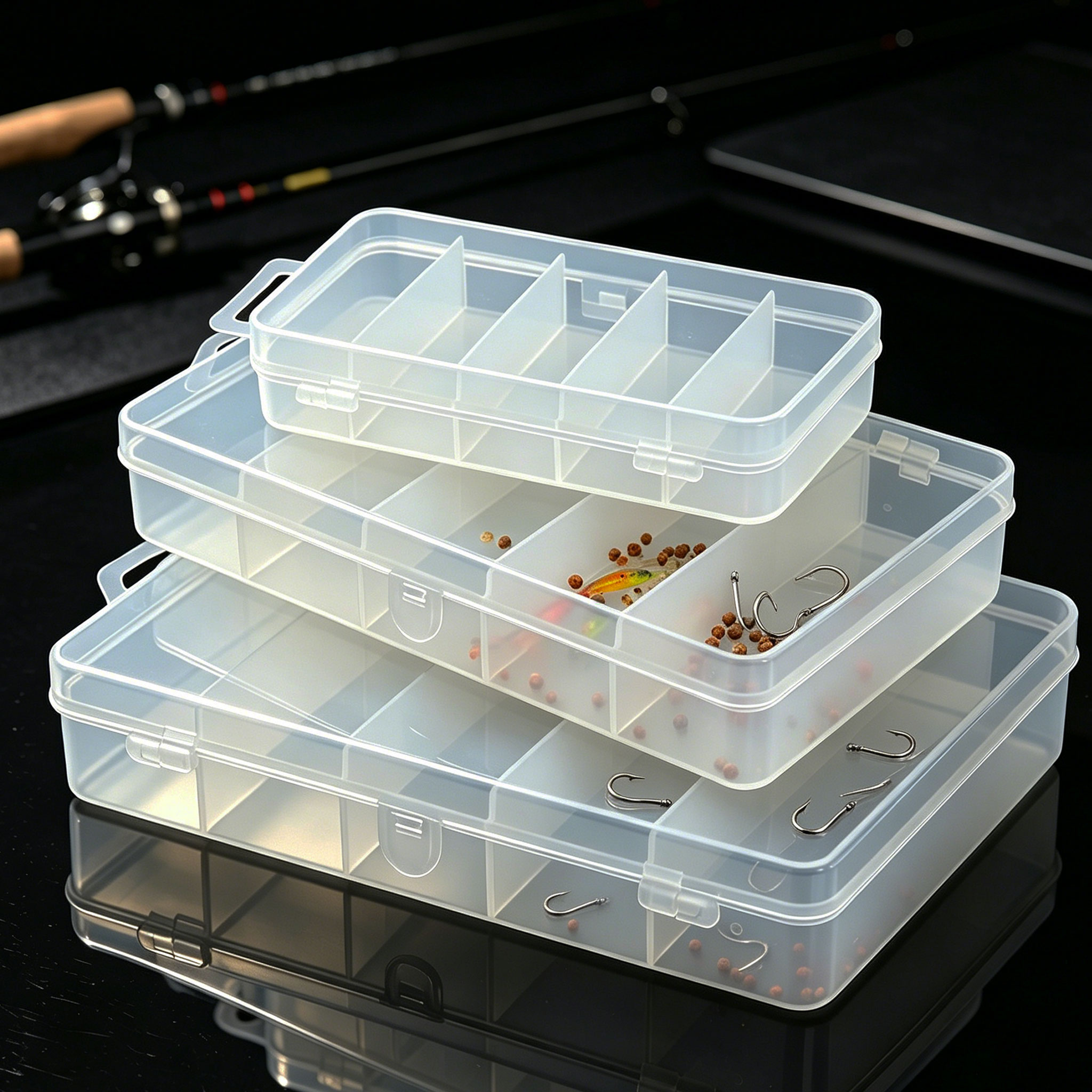 1/3 pièces, 3 tailles d'appâts - Fishing Lure Box avis et prix