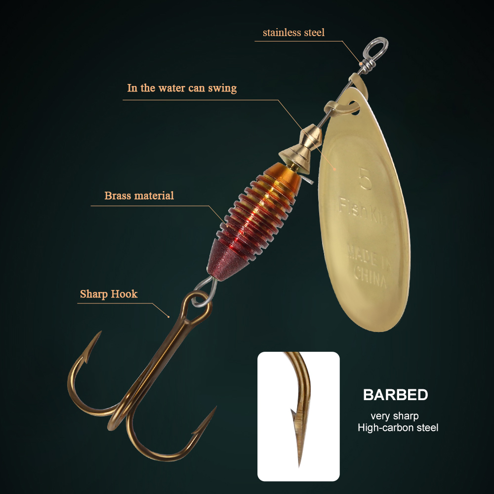 Leurre métallique rigide de ha - Fishing Lure Swimbait avis et prix