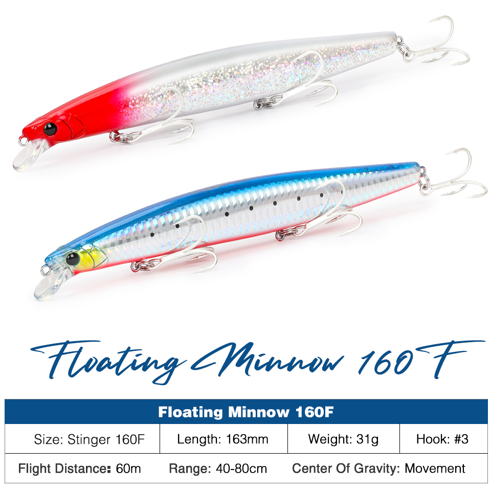 TSURINOYA 160F leurre de pêche - Fishing Lure Topwater avis et prix
