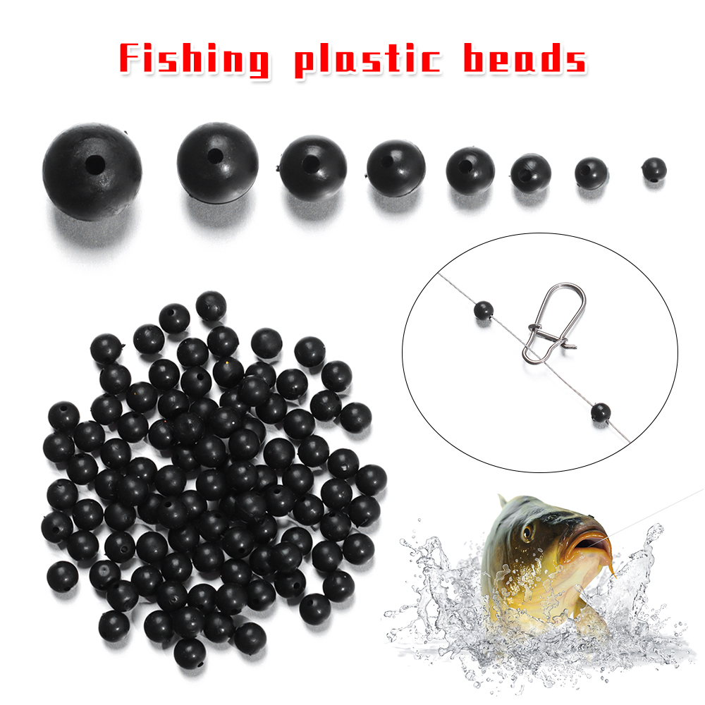 Perles noires rondes souples e - Fishing Lure Accessories avis et prix