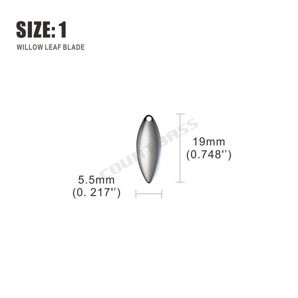 Countbass 50pcs taille 1-6 lam - Fishing Lure Spinnerbait avis et prix