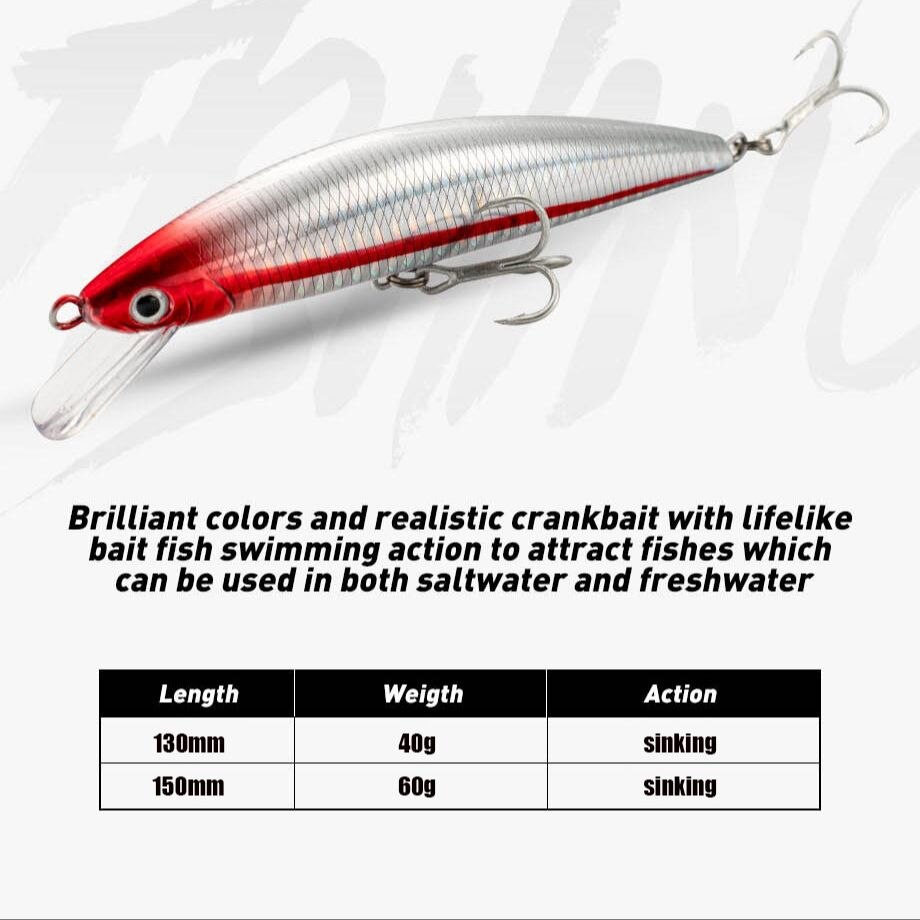 Leurre méné rigide coulant ave - Fishing Lure Crankbait avis et prix