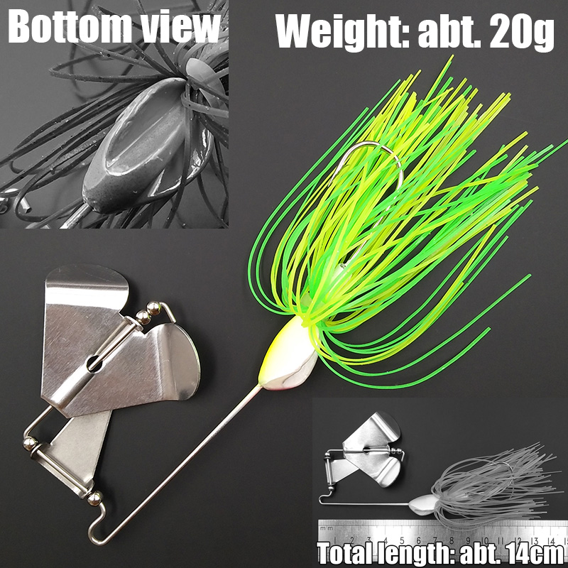 Wusanban Lunker Spinner appâts - Fishing Lure Buzzbait avis et prix