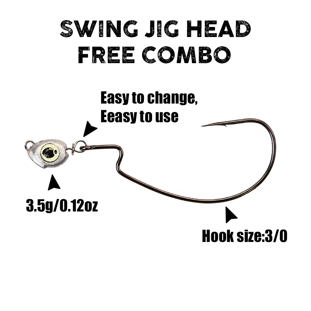 B&U Swing Jig Head Cheburashka - Fishing Lure Jig avis et prix